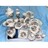 A selection of Aynsley china and trinket ware, 20 pieces approx