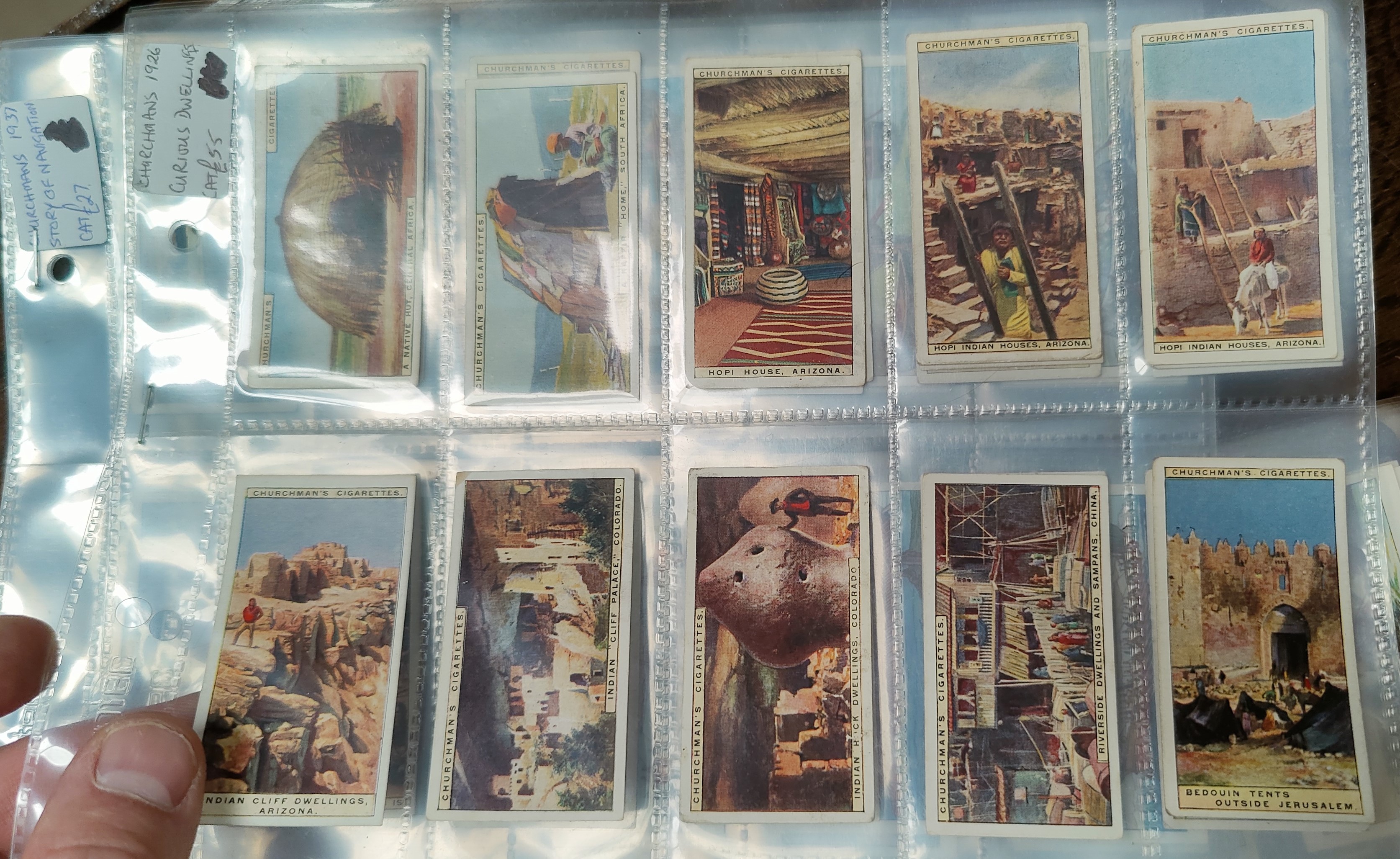 Ten assorted sets of Players, Ogden and other cigarette cards and Kensitas Silks cards - Image 2 of 5