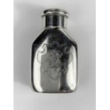 A 19th silver vesta bottle the "Maze" Martons patent, maker M&C, Birmingham 1895