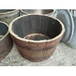 A half garden barrel 62cm