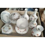A selection of Wedgewood decorative china, including Golden Cockrill etc