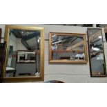 A selection of wall mirrors