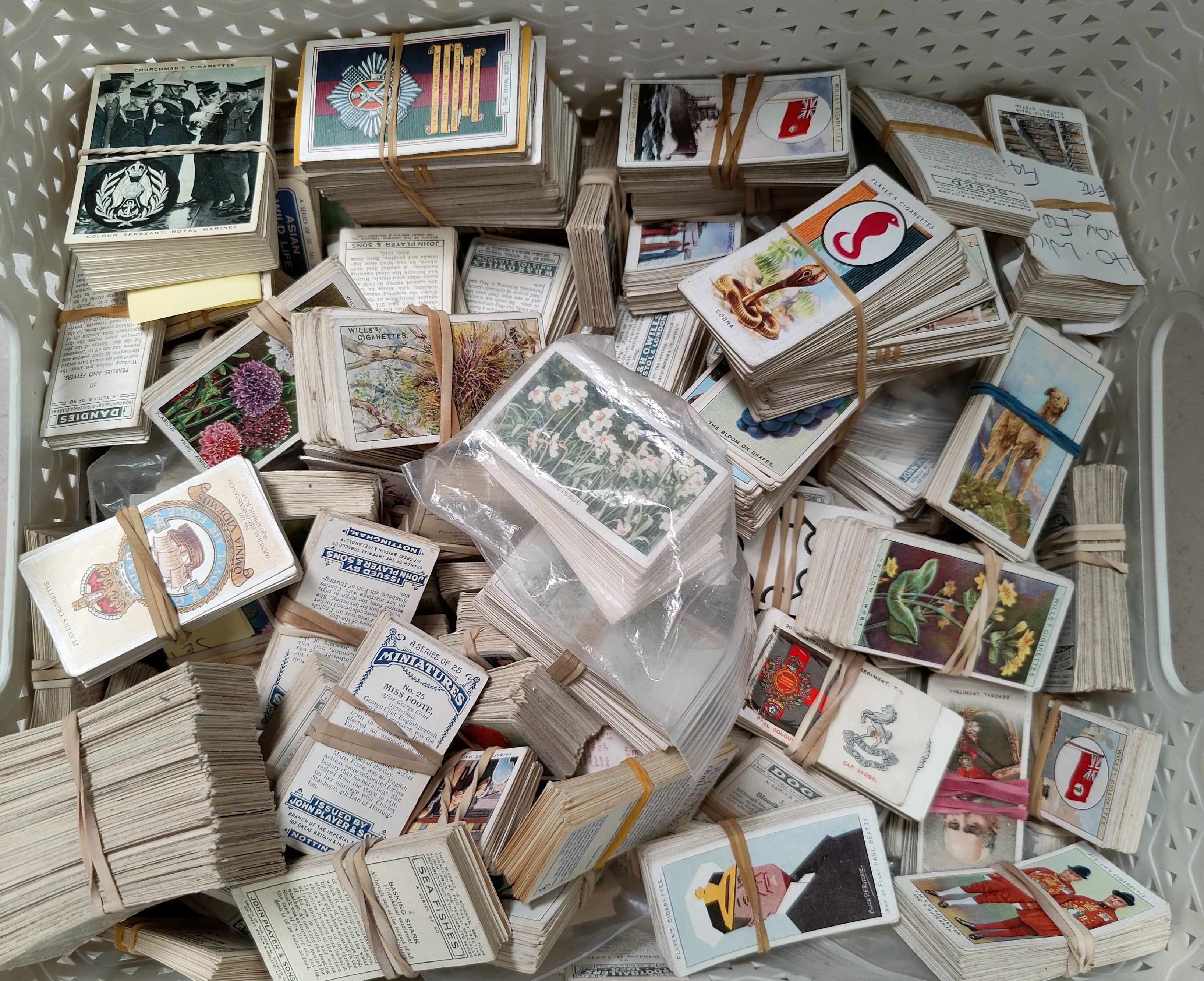 A large selection of part sets of Will, Players etc cigarette cards