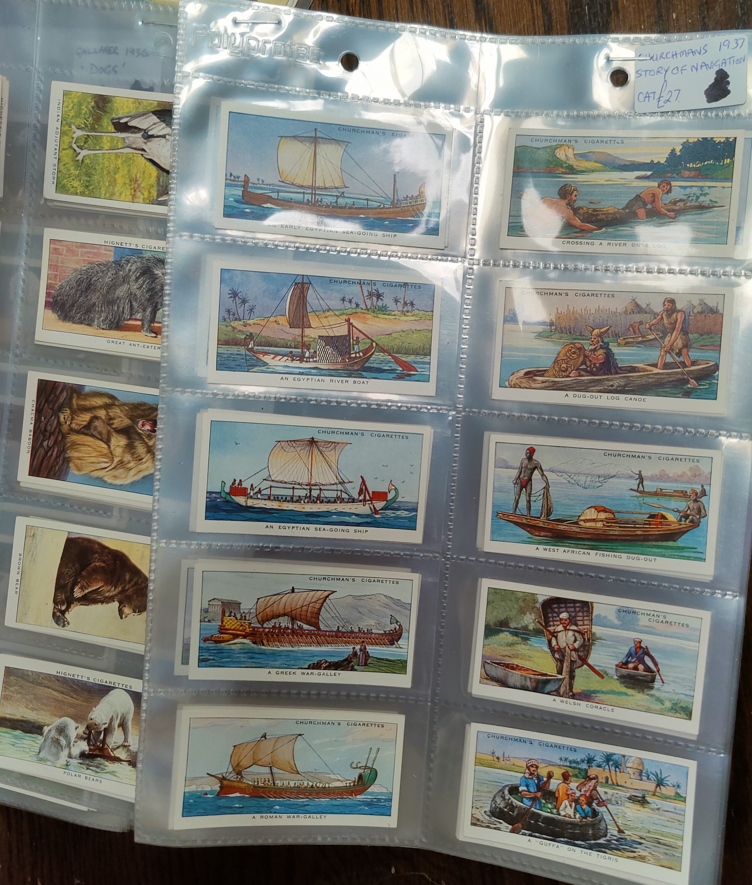 Ten assorted sets of Players, Ogden and other cigarette cards and Kensitas Silks cards - Image 3 of 5