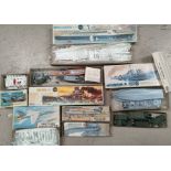 A selection of vintage Airfix kits