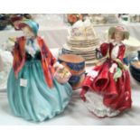 Two Royal Doulton figures 'Lady Charmian', HN 1948 & 'Top o'the Hill', HN 1837