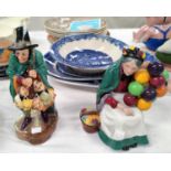 Two Royal Doulton figures: 'Mask Seller', HN 2103 & 'Old Balloon Seller', HN 1315