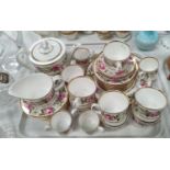 A "Royal Garden" part tea and coffee set by Royal Worcester, 34 pieces approx