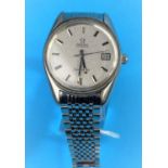 A gent's stainless steel cased OMEGA Seamaster wristwatch