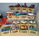 A selection of 16 various originally boxed diecast Matchbox "Models of Yesteryear"