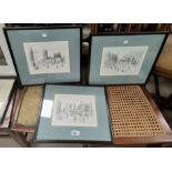 Arthur Delaney: Manchester scenes, 3 limited edition monochrome prints, signed