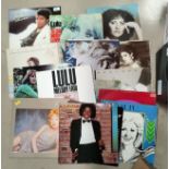 A selection records including Madonna, Michael Jackson, Lulu etc