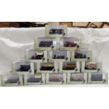 15 Oxford Commercials originally boxed N:gauge vehicles, including NTRIAL001, NMH011, NMH009 etc