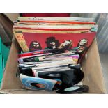 A selection of LP's and singles by Electric Light Orchestra etc