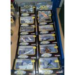 12 originally boxed corgi 100 years of flight models