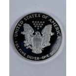 USA silver proof dollar 2020