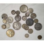 A selection of coins with silver content