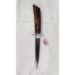 A RODGERS hunting knife with stag horn handle 26cm