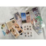GB: presentation pack, mainly £1 & £2 coins, 12 items and 2 sets Canadian coinage