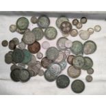 A selection of Victorian and later GB silver coins 15.7oz