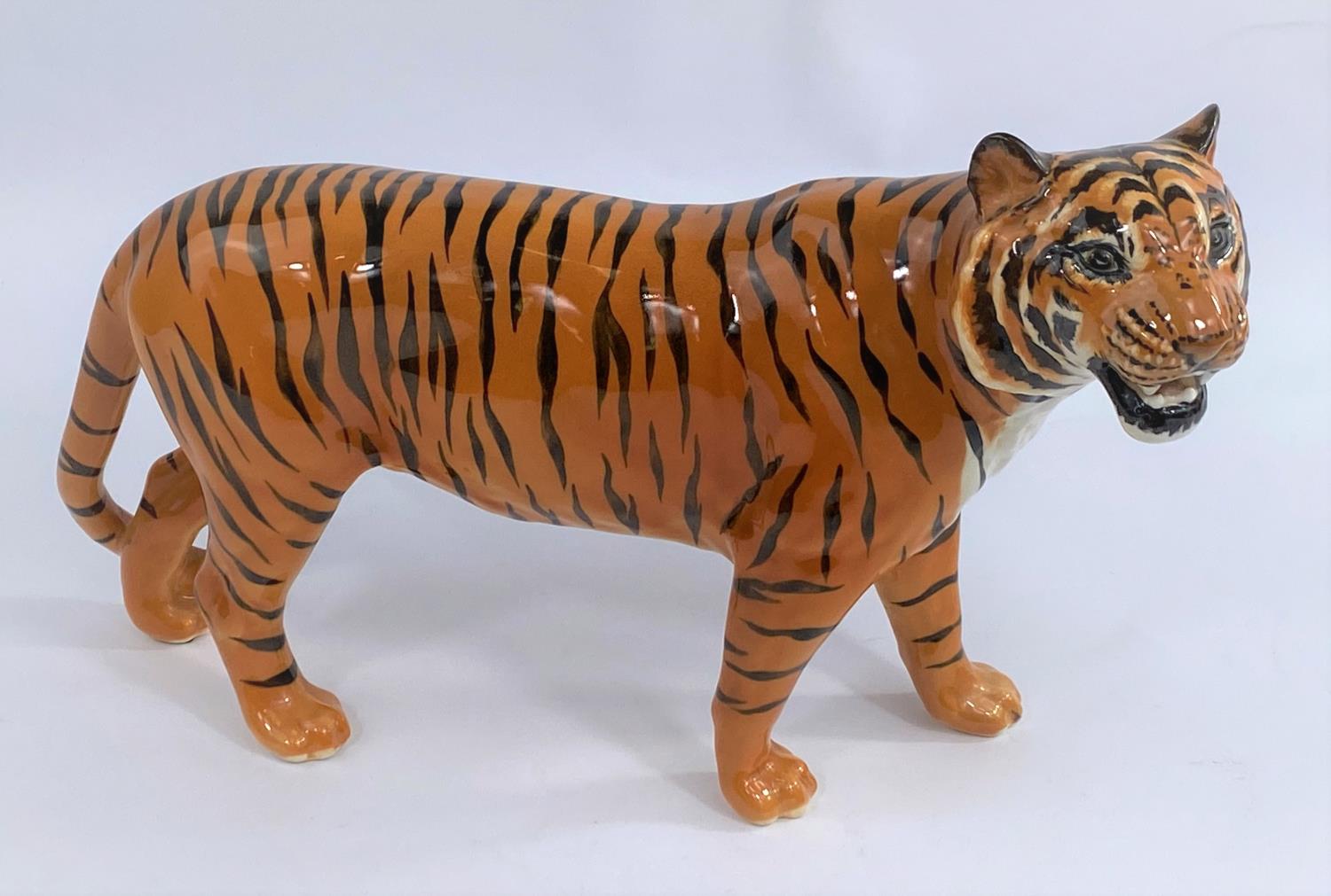 A large Beswick tiger, number: 2096