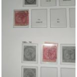 GIBRALTER: a part collection of stamps in 2 DAVOS albums, QV-QEII, later issues mainly mint