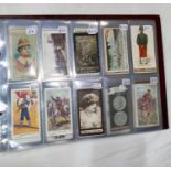 An album of very rare cigarette cards (35 singles)