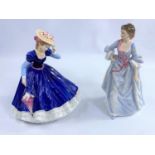 Two Royal Doulton ladies - Mrs Hugh Bonfoy HN3319 Ltd ed 1082/5000; Figure of the Year Mary HN3375