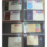 GB: A Collection of QEII FDC's and other postal covers including Coronation, to 1980