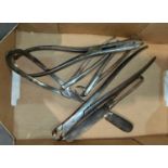 DENTISTRY - a large 19th century extraction forceps by PILLING, 5 other items