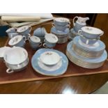 A Royal Doulton Elegans part dinner, tea and coffee service of approx 80 pieces