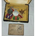 WWII Italy and Africa Stars and other medals