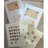 GB: QV an unused pre-paid registered envelope, 7 other pre-paid envelopes on cards, a group of