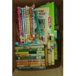 A collection of hard back Noddy books, Ladybird books and other similar books