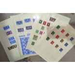 GB: EVIII M/M and used; GVI a collection of definitives and commemoratives including high values
