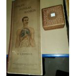 'Philips Popular 'manikin' with pull out illustrations and carved wood box