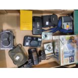 A SONY digital camera and various others.