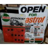 Two Vintage Castrol signs.