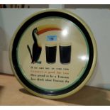 A Guinness Toucan tray 'If he can say as you can ...'