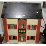 A vintage dolls house etc