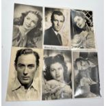 A small selection of autograph photos from 1940/ 50's era - James Mason, Michael Wilding, Margaret