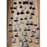 A selection of unpainted vintage Games Workshop Citadel Games, and some others, mainly Warhammer