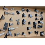 A selection of unpainted vintage Games Workshop Citadel Games, and some others, mainly Warhammer