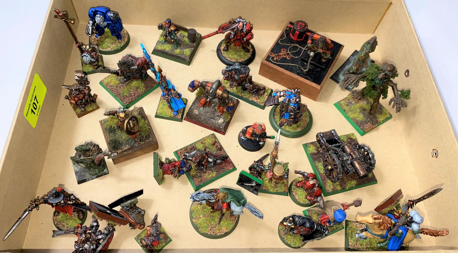 A selection of painted vintage Games Workshop Citadel Games, and some others, mainly Warhammer