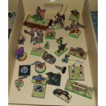 A selection of vintage Games Workshop Citadel painted miniatures, mainly metal Warhammer Fantasy,