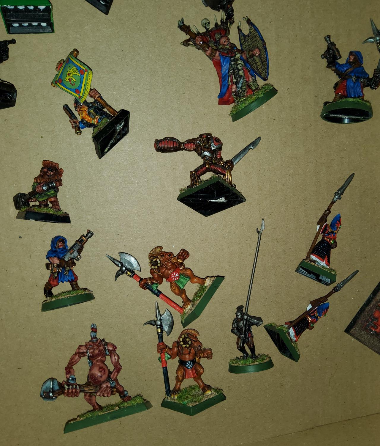 A selection of vintage Games Workshop Citadel pianted miniatures, mainly metal Warhammer Fantasy, - Image 2 of 2