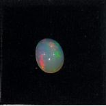 One loose cabochon cut opal weighing 2.19cts