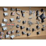 A selection of unpainted vintage Games Workshop Citadel Games, and some others, mainly Warhammer