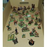 A selection of vintage Games Workshop Citadel pianted miniatures, mainly metal Warhammer Fantasy,