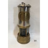 A Welsh miner's lamp. Apparently of recent manufacture